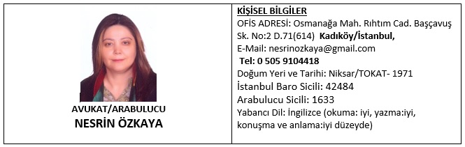 Kişisel Bilgiler